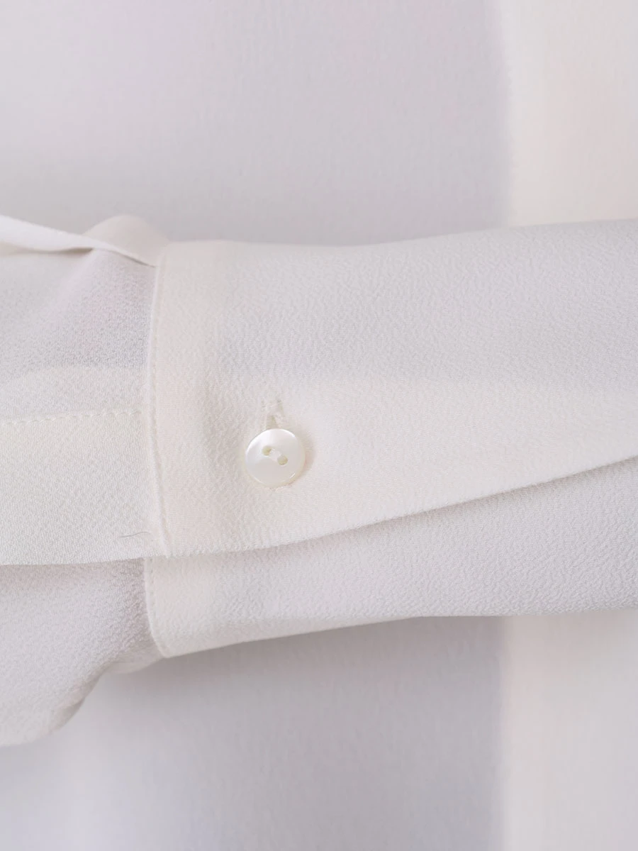 

Блуза из крепа, Белый, M1294-779-001