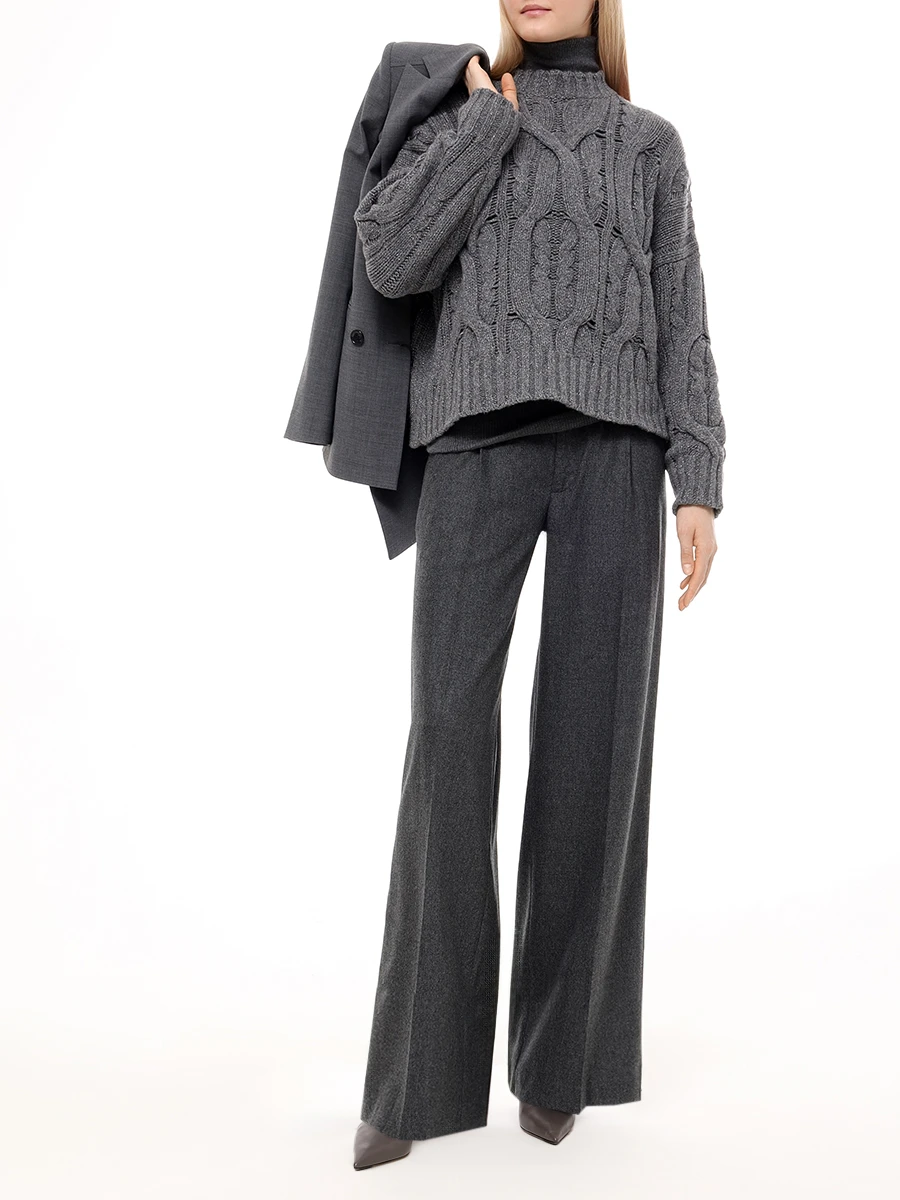 

Джемпер шерстяной, Серый, 41349M-01729-20912 Темно