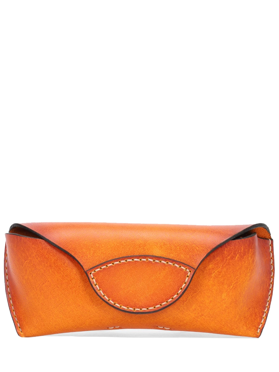 

Чехол для очков кожаный, Коричневый, Очечник