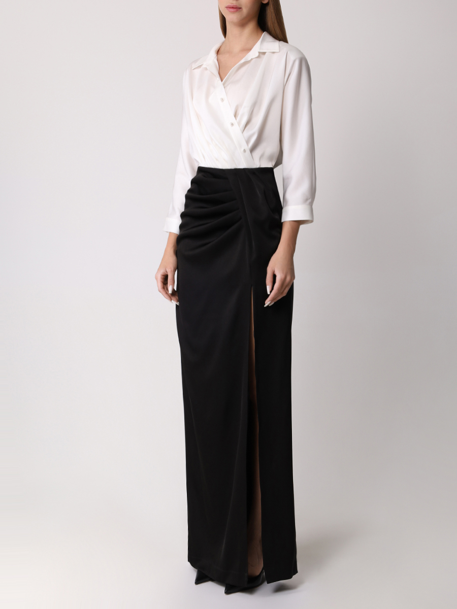 

Платье из вискозы, Черный, fw25-2479