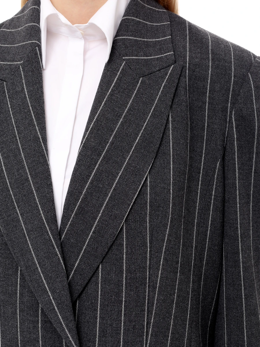 Костюм шерстяной BRUNELLO CUCINELLI MD5857212P/MP585P8708 C010 Темно- Серый  Фото 5