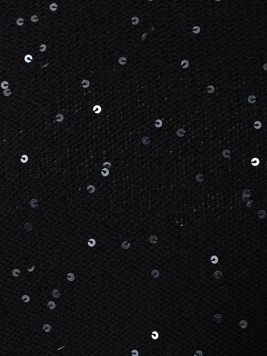 Джемпер шерстяной LORENA ANTONIAZZI I24129GM05C/2989 999 Черный  Фото 6