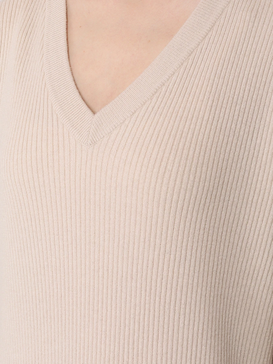 Платье шерстяное LORENA ANTONIAZZI I24121AM96B/2472 2110 Бежевый  Фото 5