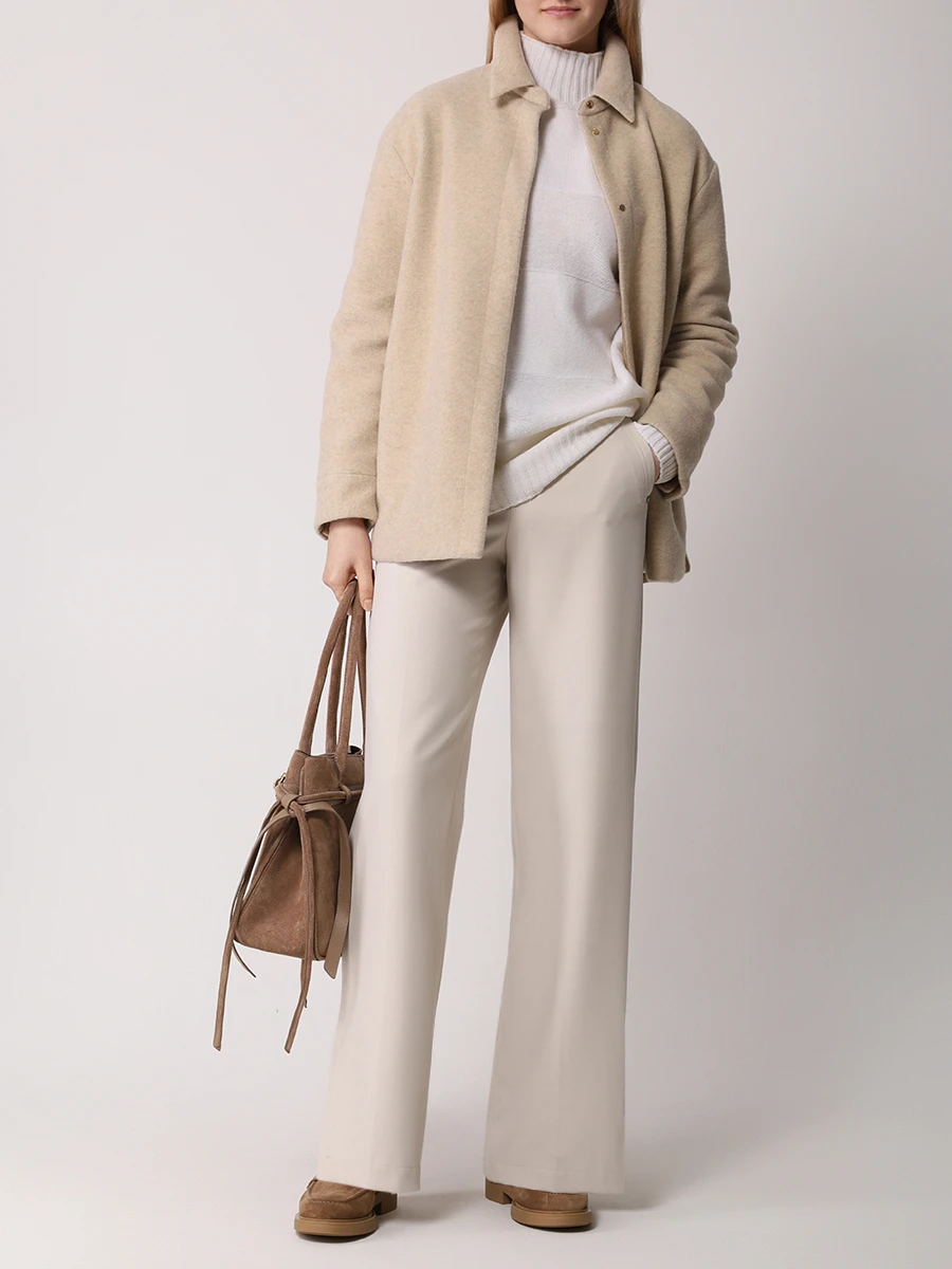 Свитер шерстяной LORENA ANTONIAZZI I24116DM05A/2989 2570 Белый  Фото 2