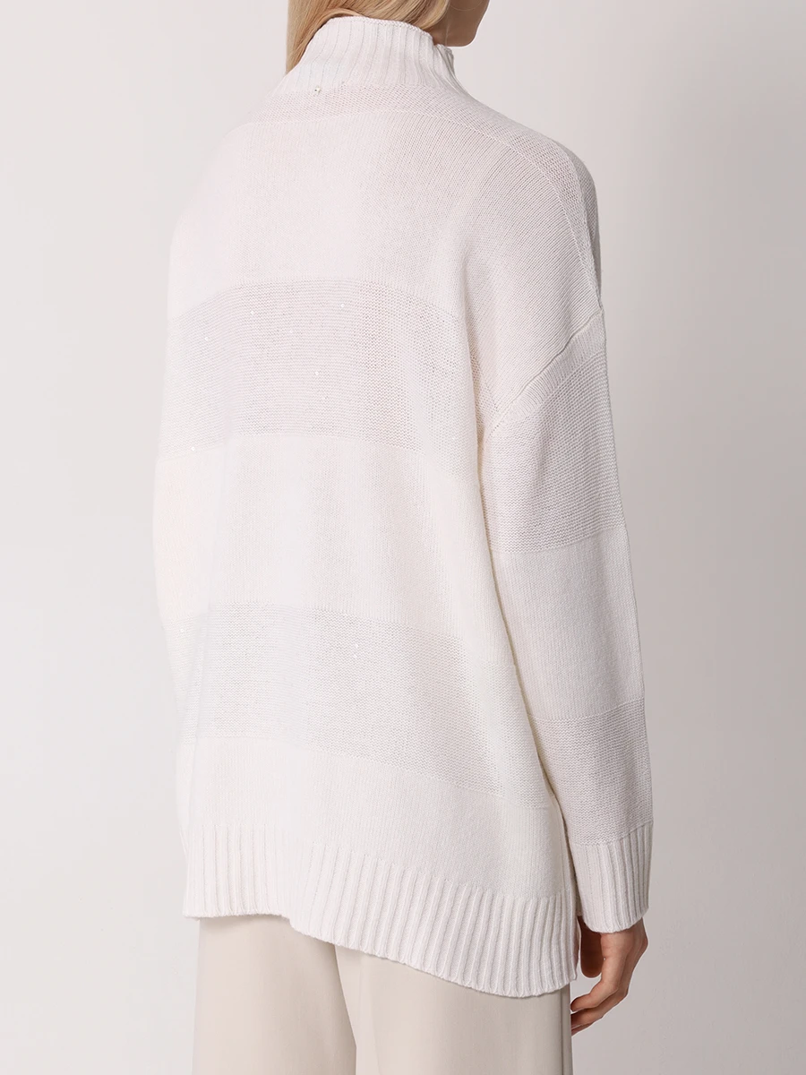 Свитер шерстяной LORENA ANTONIAZZI I24116DM05A/2989 2570 Белый  Фото 3