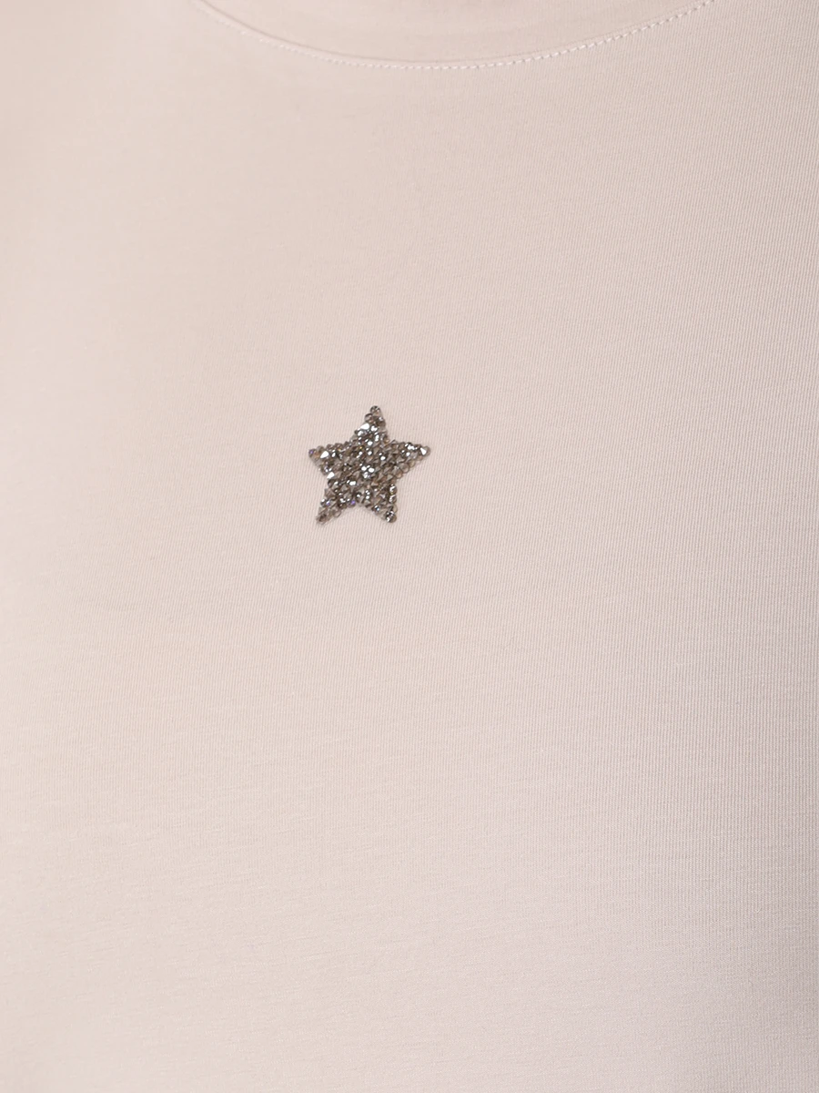 Набор из трех хлопковых футболок LORENA ANTONIAZZI TS24AI/9999S 1000 Черный  Фото 5