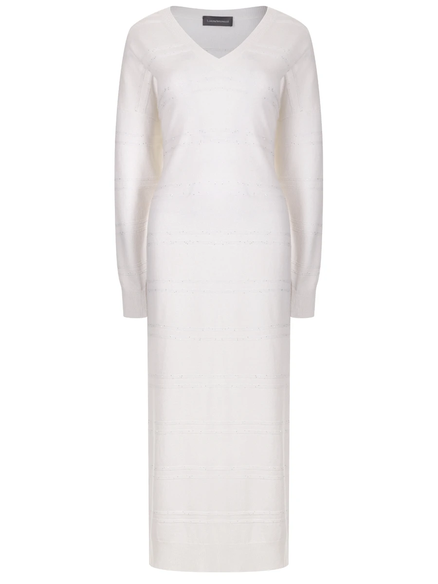 Платье шерстяное LORENA ANTONIAZZI I24146AM26C/2472 2360 Белый 
