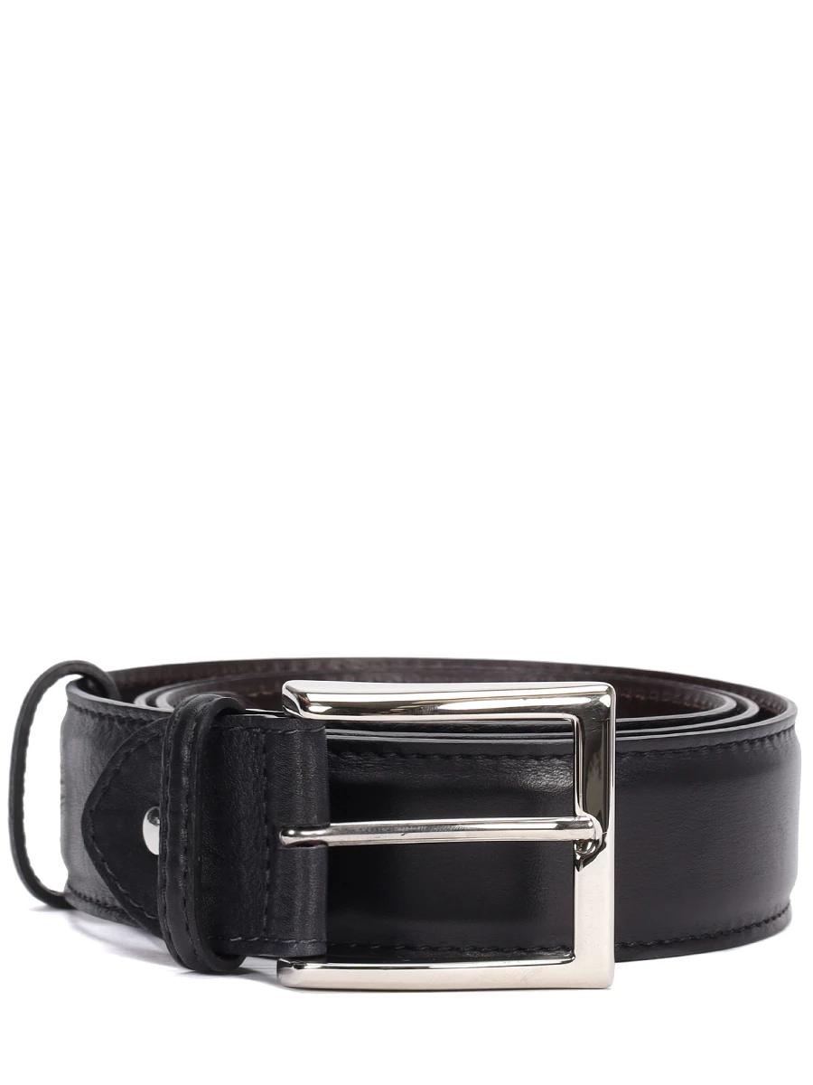 Ремень кожаный BONTONI BELT 120/4 Черный 