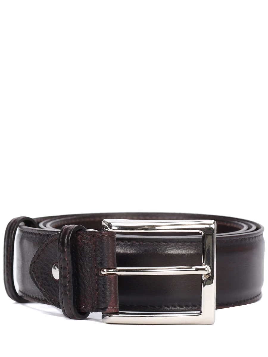 Ремень кожаный BONTONI BELT 120/4 Бордовый 