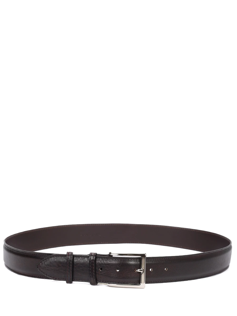 Ремень кожаный BONTONI BELT 120/4 Бордовый  Фото 2