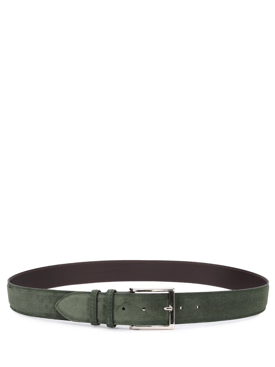 Ремень замшевый BONTONI BELT 120 Зеленый  Фото 2
