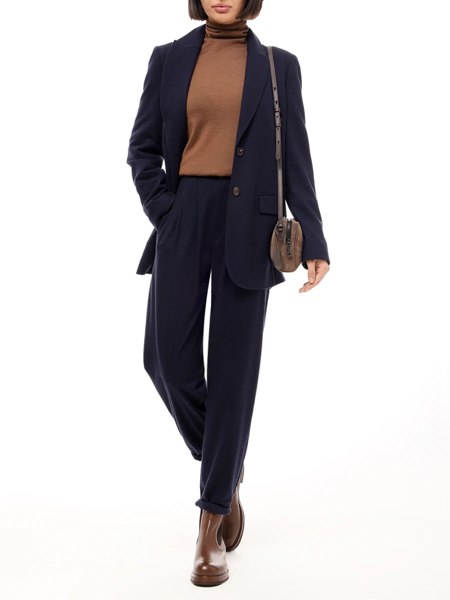 Костюм кашемировый BRUNELLO CUCINELLI ML8962150/ML896P7701 C201 Синий  Фото 2