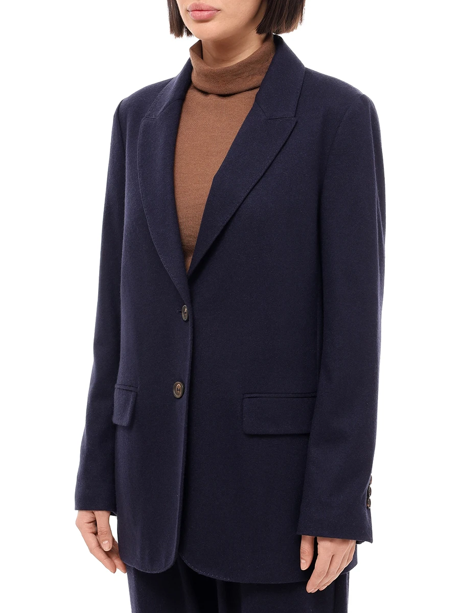 Костюм кашемировый BRUNELLO CUCINELLI ML8962150/ML896P7701 C201 Синий  Фото 4