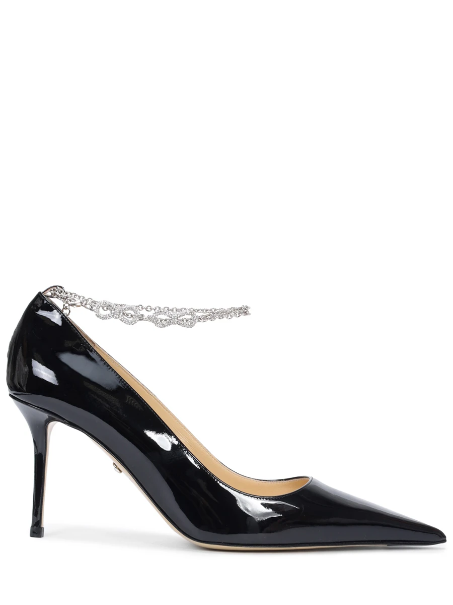 Туфли кожаные MACH&MACH PF24-S0757-85-PAT-BLK Черный 