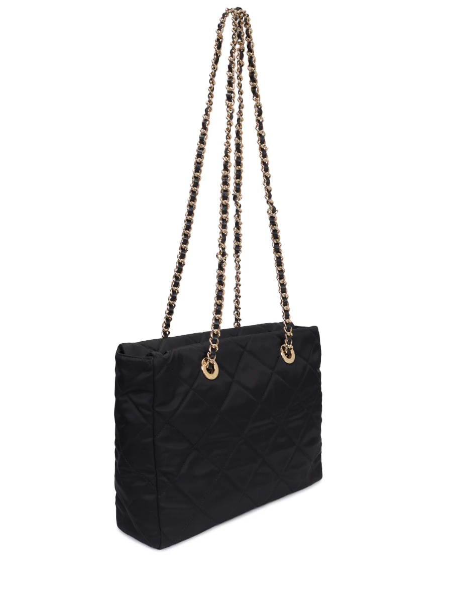 Сумка текстильная PRADA 1BG467VC002AOS F0002 Черный  Фото 3