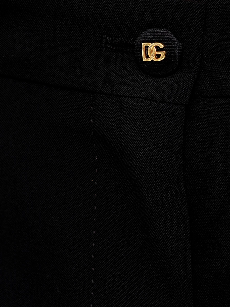 Брюки шерстяные DOLCE & GABBANA FT0CXT FUBGB N0000 Черный  Фото 6