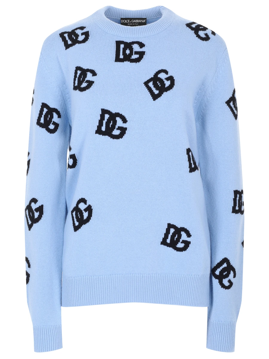 Джемпер шерстяной DOLCE & GABBANA FXX06TJCVZL B0143 Принт 