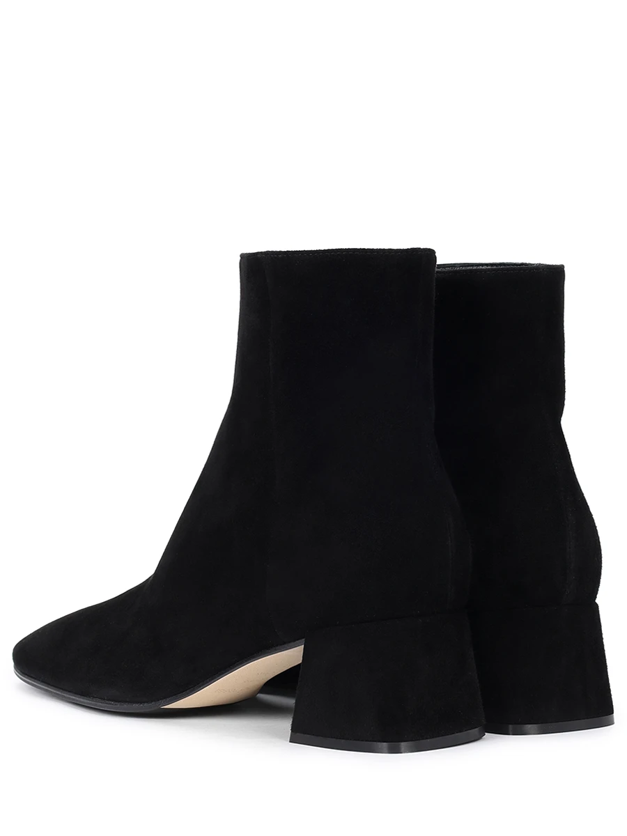 Ботильоны замшевые SR Alicia SERGIO ROSSI A91220-MCAZ01-1000-310 Черный  Фото 4