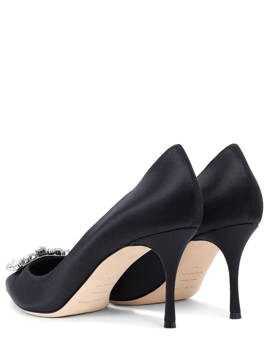 

Туфли сатиновые SR Godiva, Черный, B09781-MTEZ02-100-110 Стразы