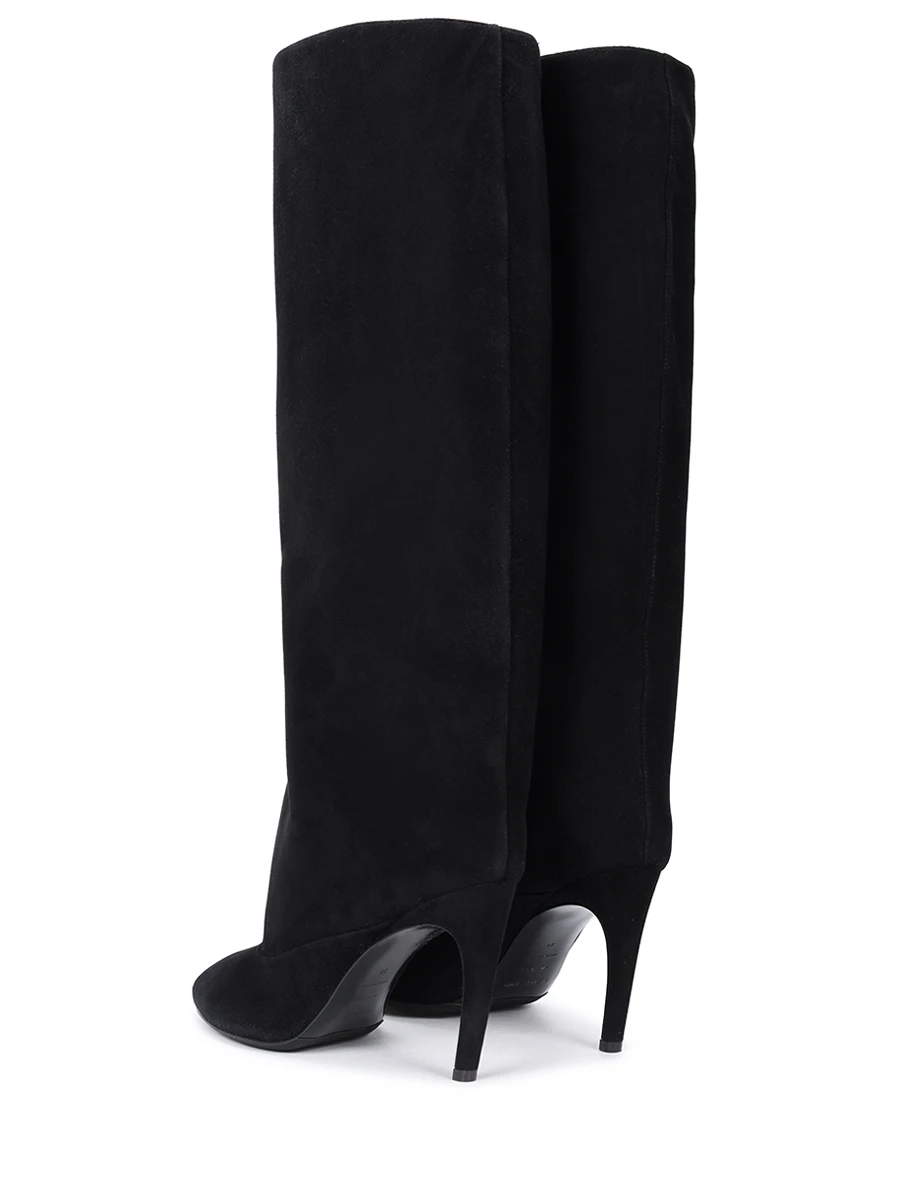 Сапоги замшевые SR Arc SERGIO ROSSI B09610-MCAZ01-1000-310 Черный  Фото 4