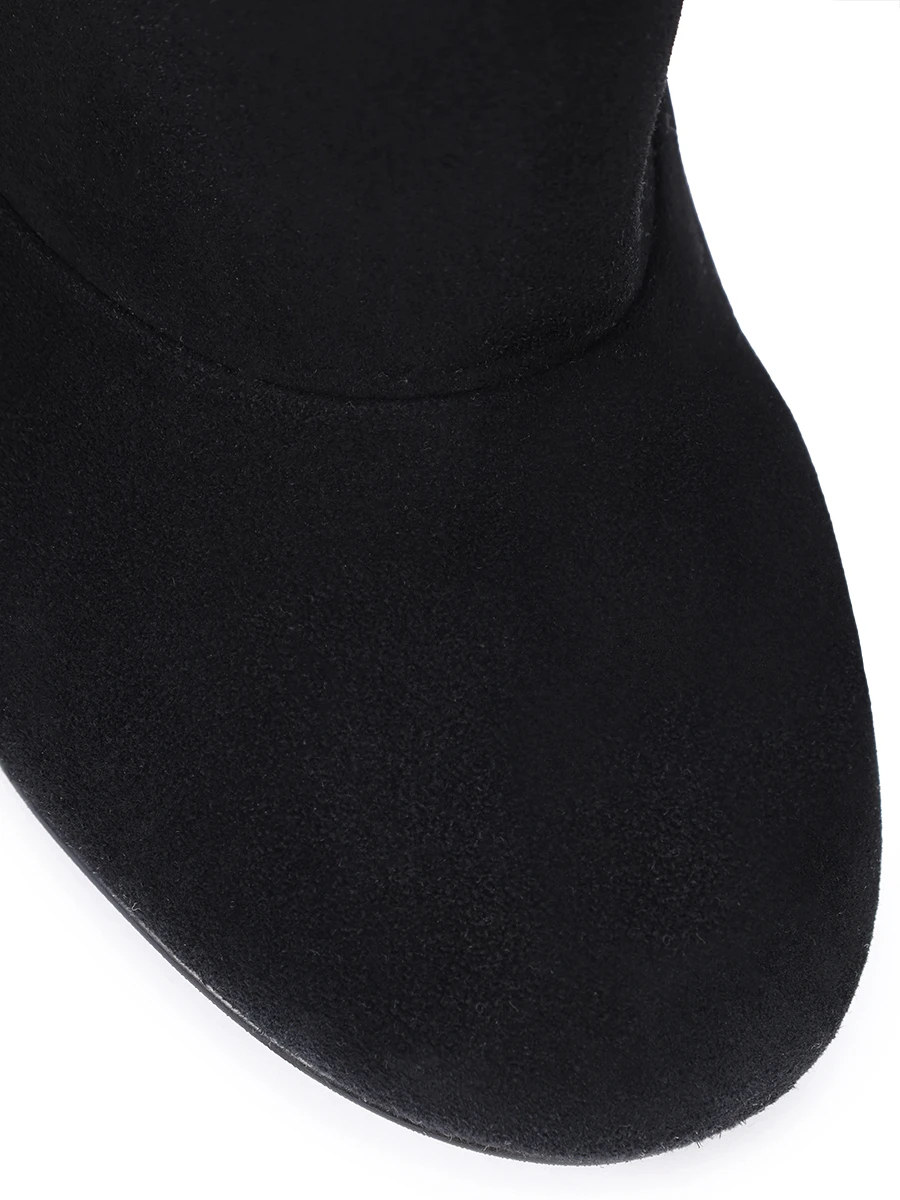 Сапоги замшевые SR Arc SERGIO ROSSI B09610-MCAZ01-1000-310 Черный  Фото 5