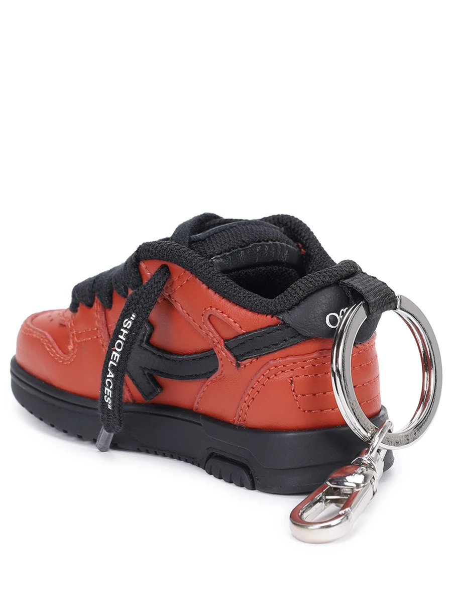 Брелок кожаный OFF-WHITE OMZG094F24PLA001 2010 Рыжий  Фото 2