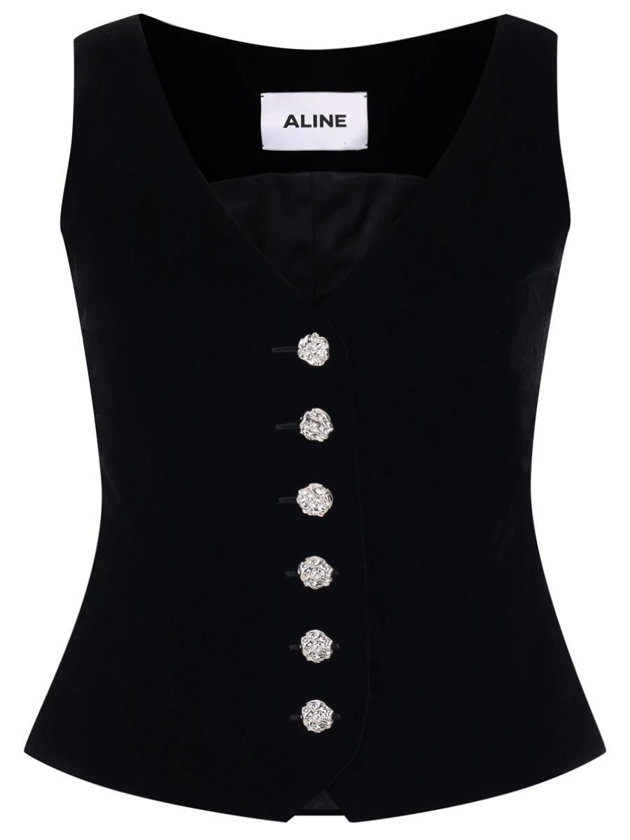 Жилет бархатный ALINE AL172701 Черный 