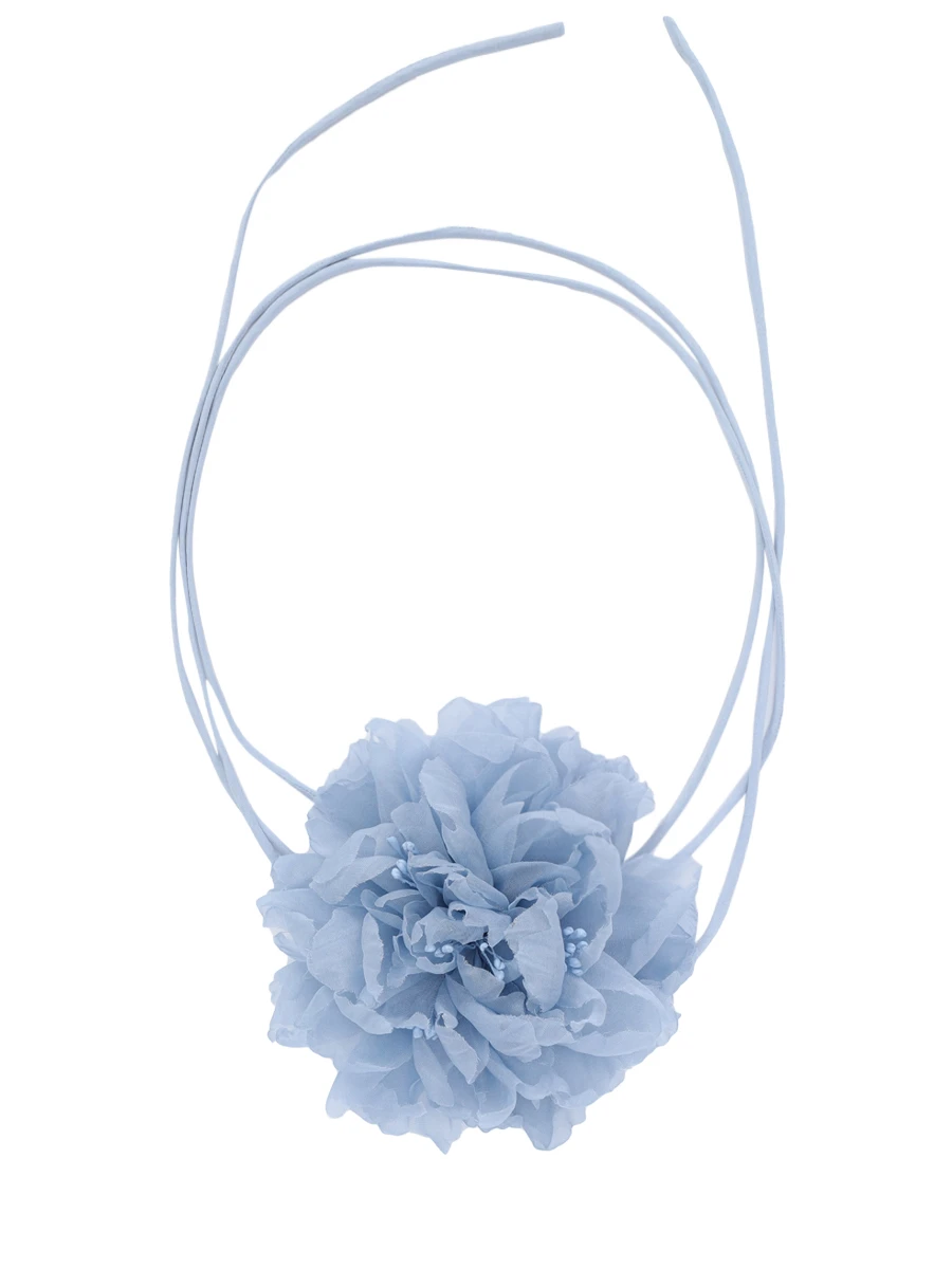 

Чокер шелковый Peony, Голубой, PEONY CHOLER mini
