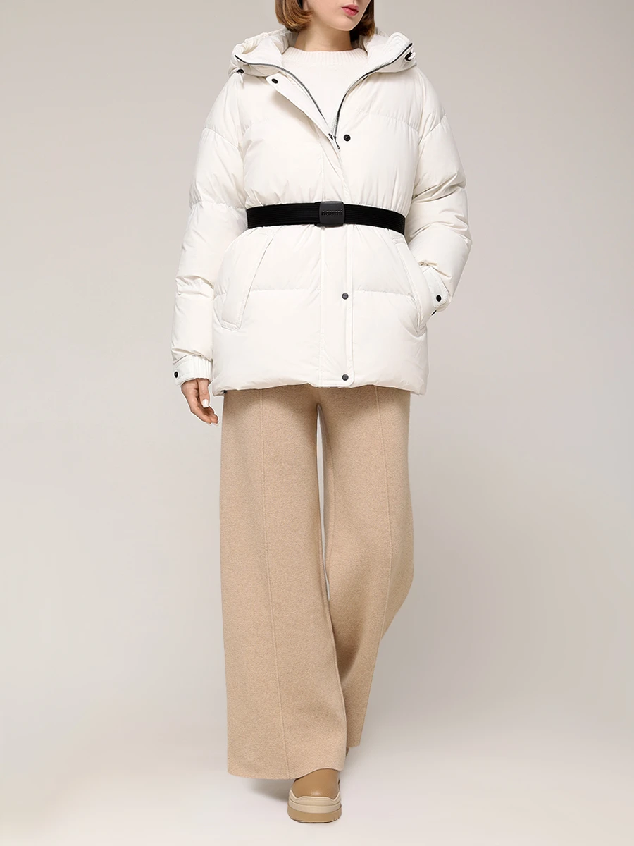 Пуховик стеганый NAUMI 1746SW-1005-A001 Белый  Фото 2