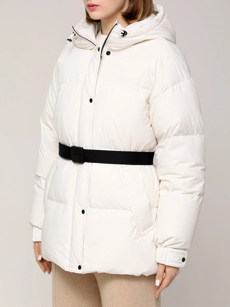 Пуховик стеганый NAUMI 1746SW-1005-A001 Белый  Фото 4
