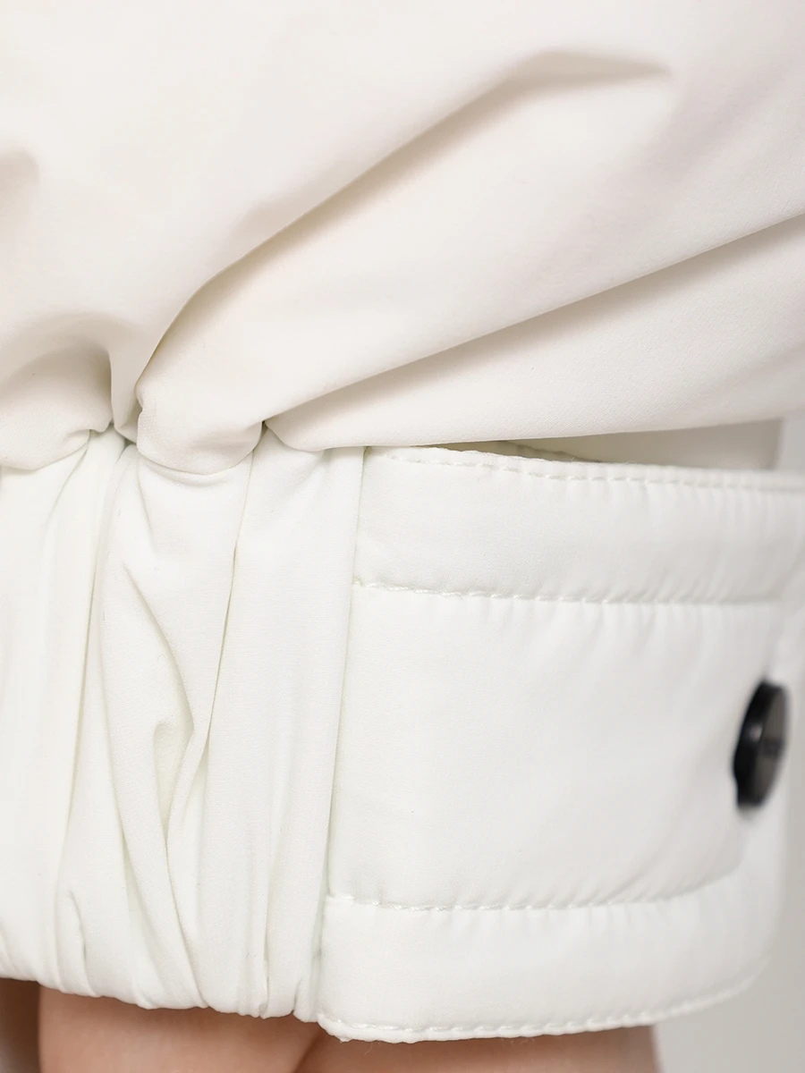 Пуховик стеганый NAUMI 1746SW-1005-A001 Белый  Фото 6