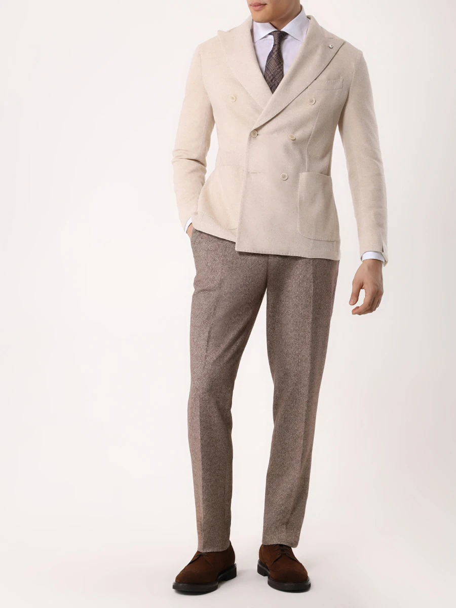 

Брюки хлопковые, Бежевый, CN4570/MORO/PANT.N.T.FELPA SP/MORO-G