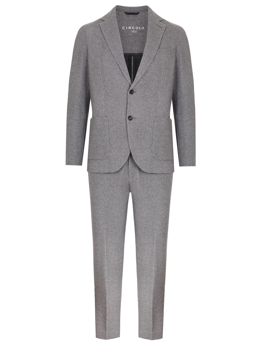 Костюм хлопковый CIRCOLO 1901 CN4569/GRAY/GIACCA/CN4570/GRAY/PANT.N.T Серый 