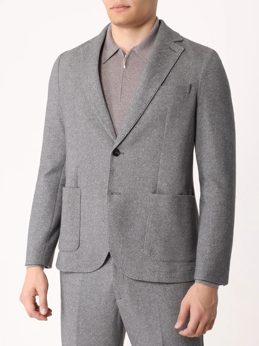Костюм хлопковый CIRCOLO 1901 CN4569/GRAY/GIACCA/CN4570/GRAY/PANT.N.T Серый  Фото 4