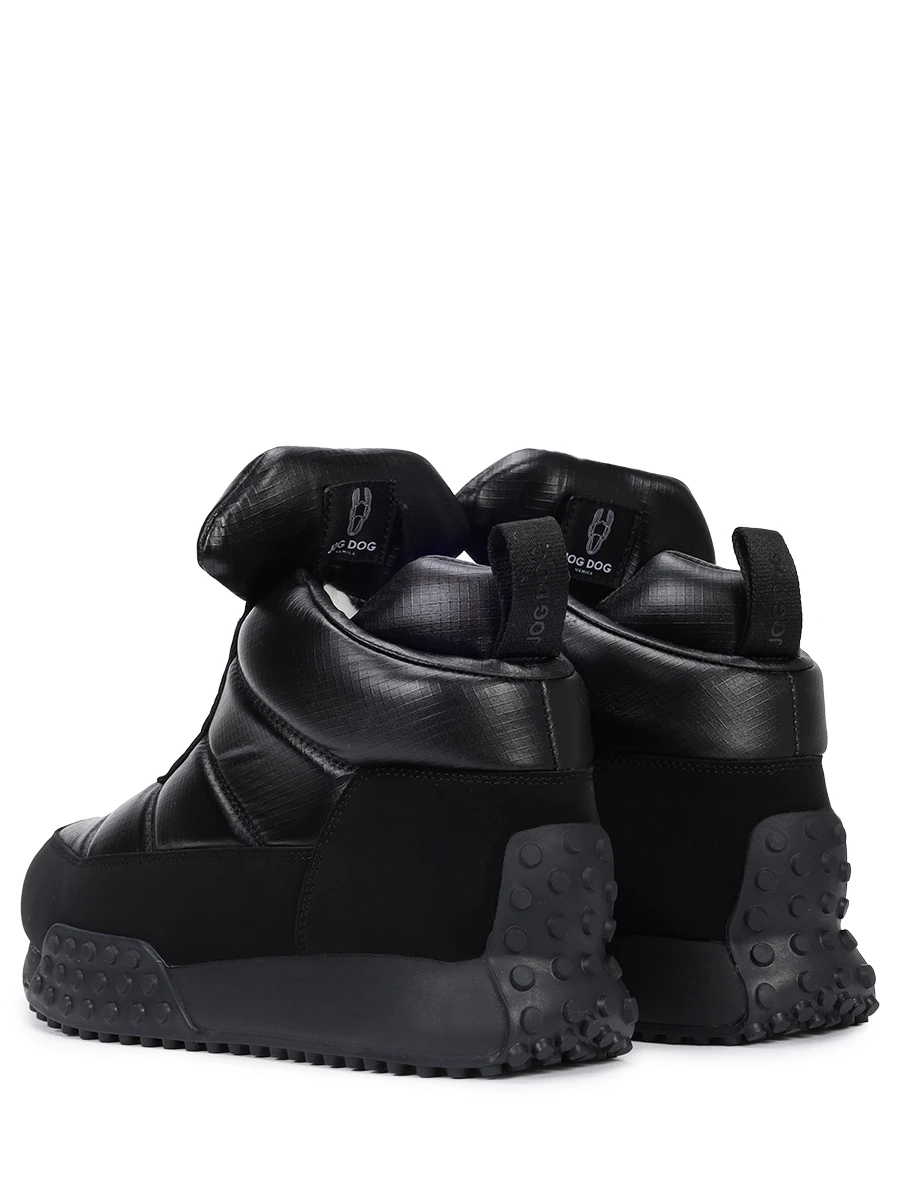 Ботинки стеганые на меху JOG DOG 52152TUFRH4-168 Черный  Фото 4