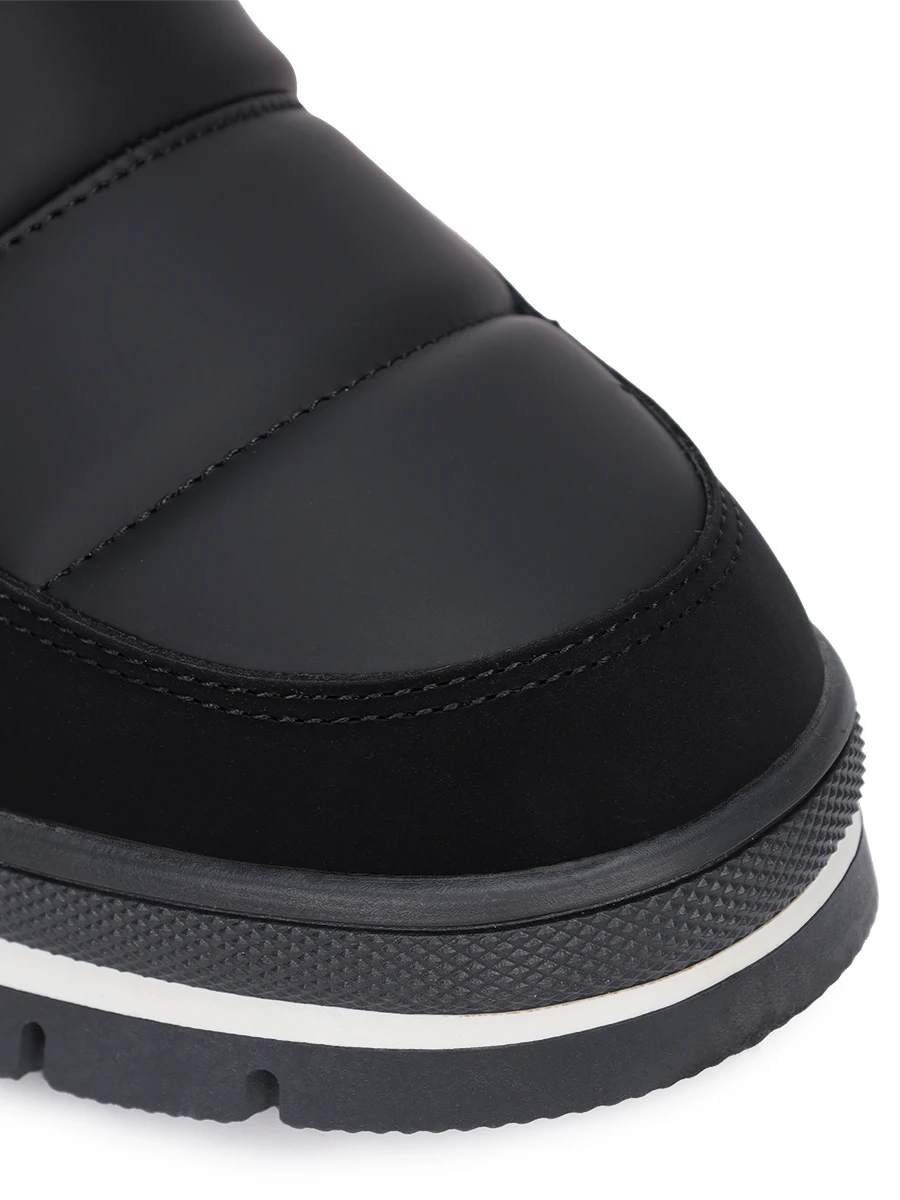 Ботинки стеганые на меху JOG DOG 51132TUSCR7-003 Черный  Фото 5