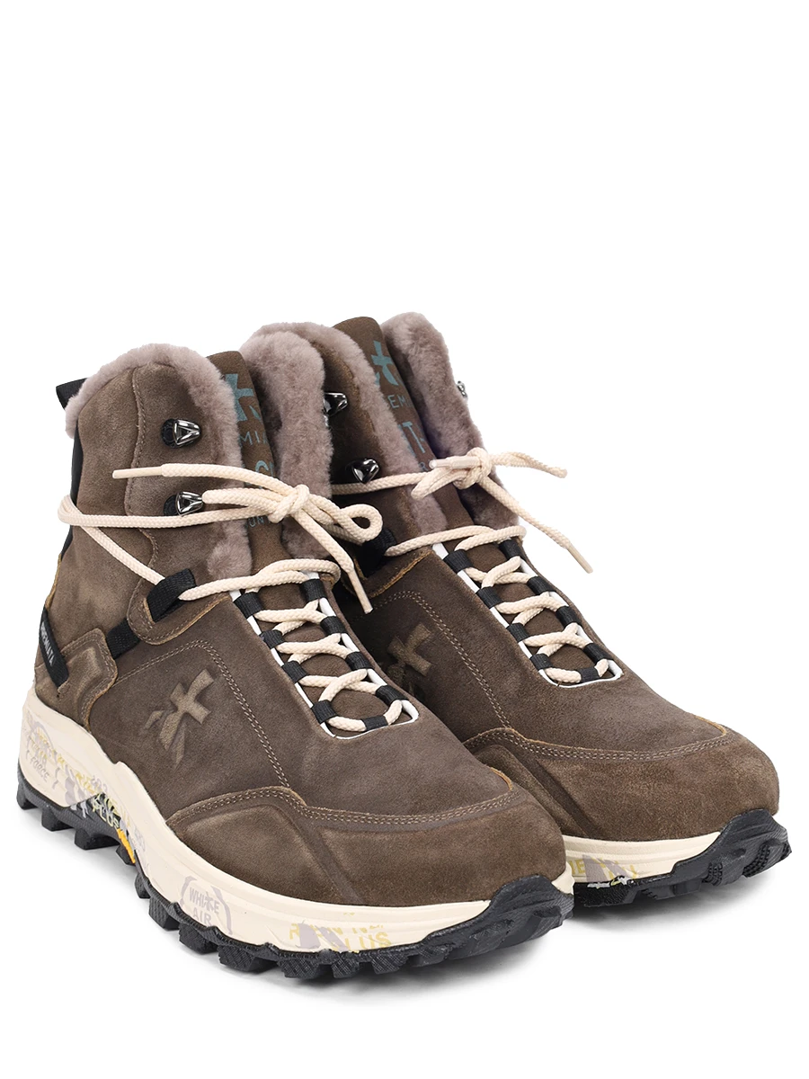 

Кроссовки замшевые на меху Saintcross, Хаки, SAINTCROSS 393M