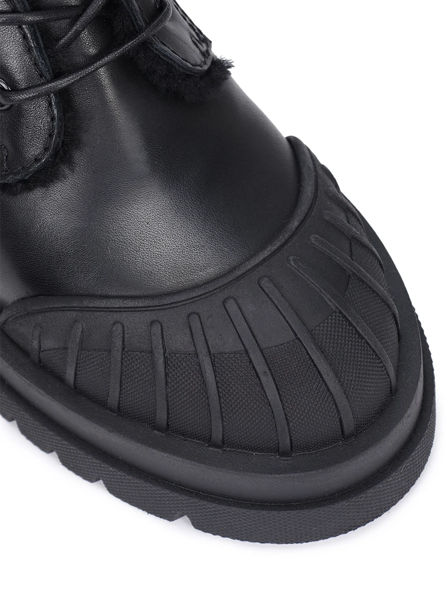Ботинки кожаные на меху PREMIATA M6561 ISEO NERO Черный  Фото 5