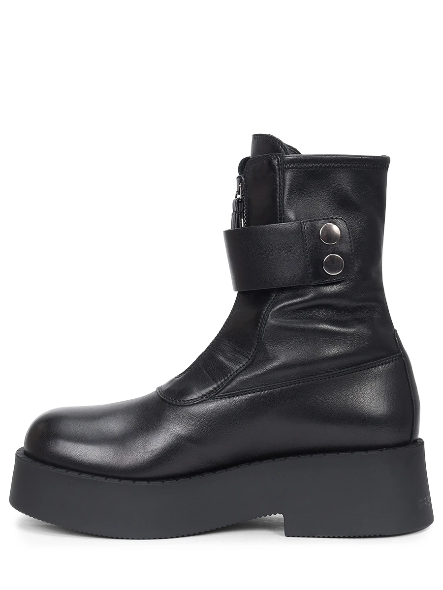 Ботинки кожаные на меху PREMIATA M6833 NAPPA Черный  Фото 3