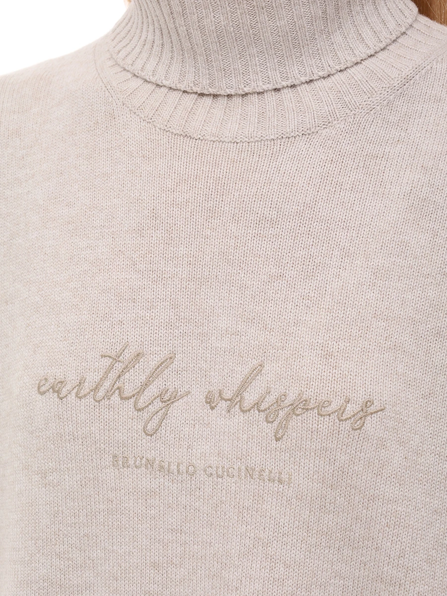 Костюм из шерсти и кашемира BRUNELLO CUCINELLI M16709403P/M16709499P C9610 Бежевый  Фото 5