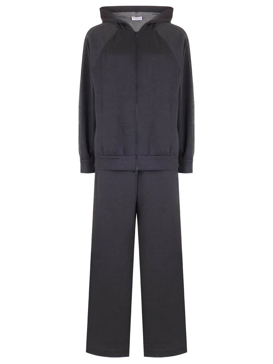 Костюм хлопковый BRUNELLO CUCINELLI MP828SM606/MP828SM689 C8247 Серый 