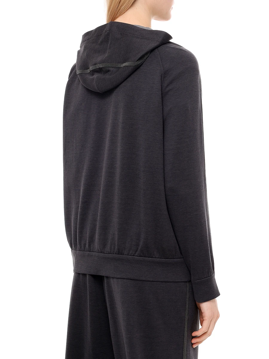 Костюм хлопковый BRUNELLO CUCINELLI MP828SM606/MP828SM689 C8247 Серый  Фото 3