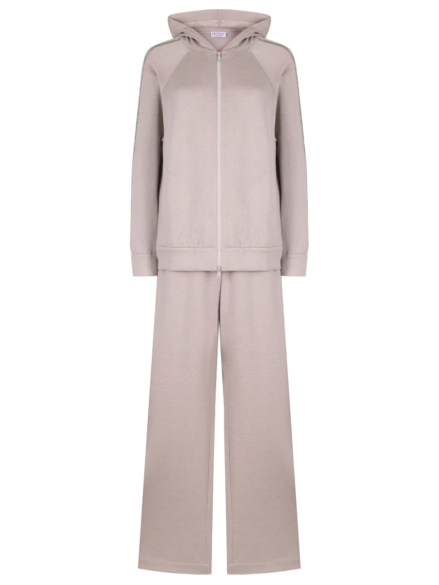 Костюм хлопковый BRUNELLO CUCINELLI MP828SM606/MP828SM689 C9593 Бежевый 