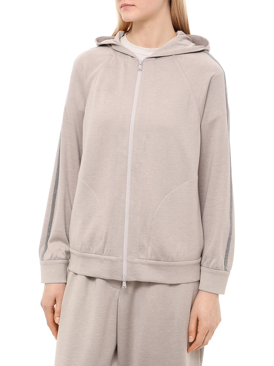 Костюм хлопковый BRUNELLO CUCINELLI MP828SM606/MP828SM689 C9593 Бежевый  Фото 4