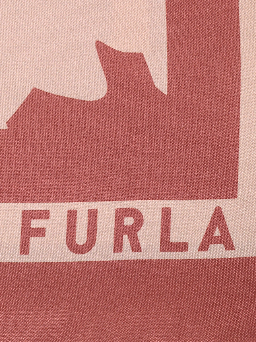 Платок шелковый FURLA WT00021-BX3592-3656S Коричневый  Фото 3
