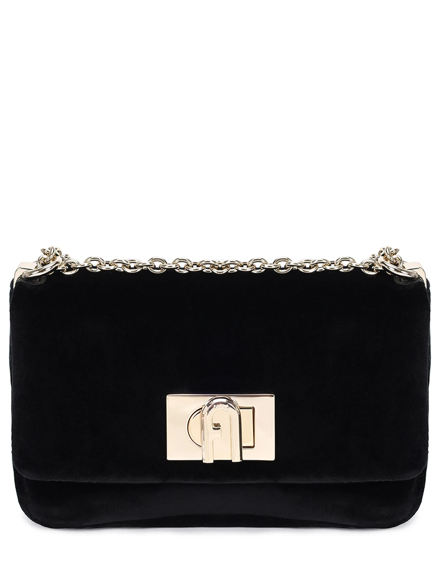 Сумка бархатная FURLA BAFKACO-BX3356-O6000 Черный 