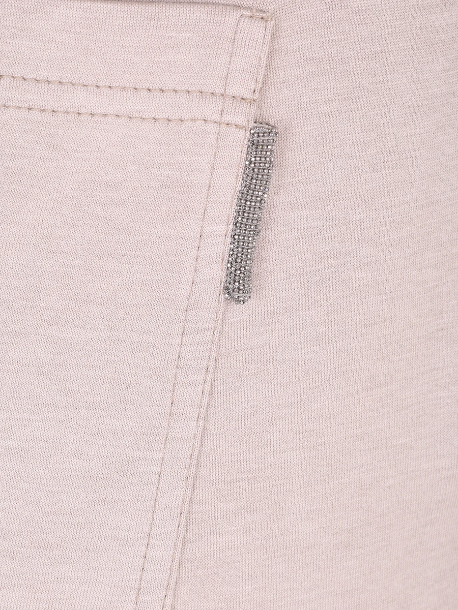 Костюм хлопковый BRUNELLO CUCINELLI MP828FH606/MP828FH699 C9593 Бежевый  Фото 8