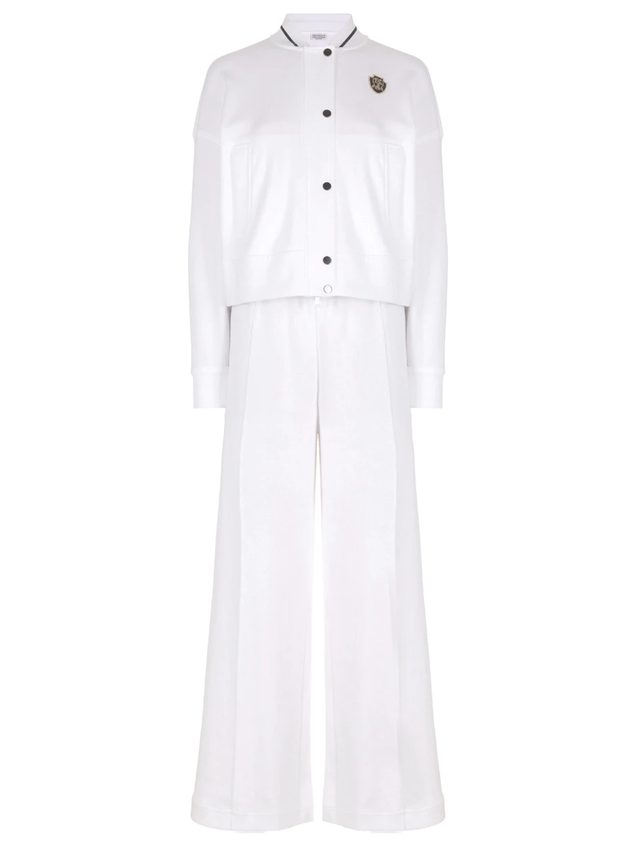 Костюм хлопковый BRUNELLO CUCINELLI MG927HC706/MG927HC799 C6159 Белый 