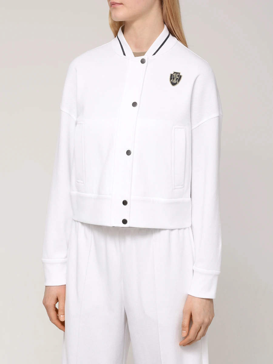 Костюм хлопковый BRUNELLO CUCINELLI MG927HC706/MG927HC799 C6159 Белый  Фото 4