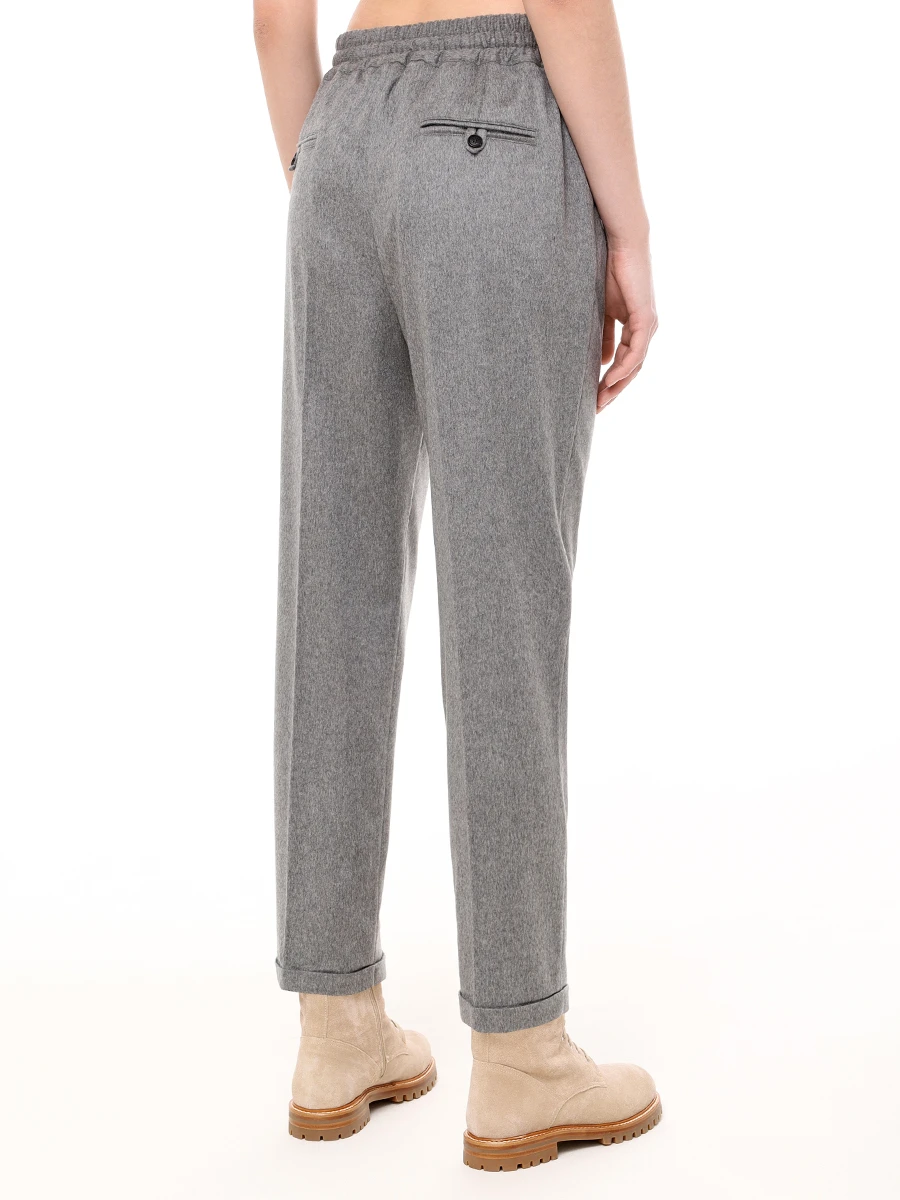 Брюки кашемировые KITON D37102K0580E03004 Серый  Фото 3